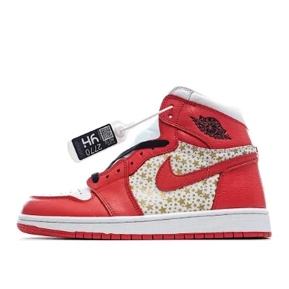Picture of Supreme x AirJordan Retro AJ1 high-top basketball shoes