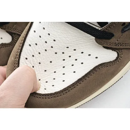 Picture of Travis Scott x Air Jordan 1 Retro High OG 'Mocha' Sample