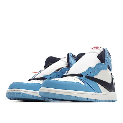 Picture of Travis Scott x Air Jordan AJ1 High TS Joint Inverted High Top Sneakers