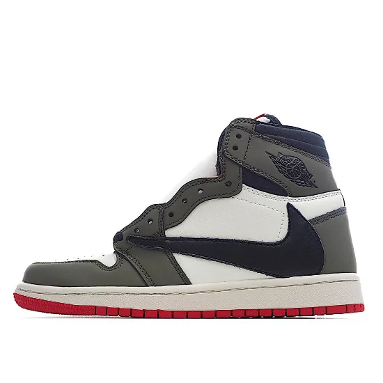 Picture of Travis Scott x Fragment X Air Jordan 1 High OG MilitaryBlue