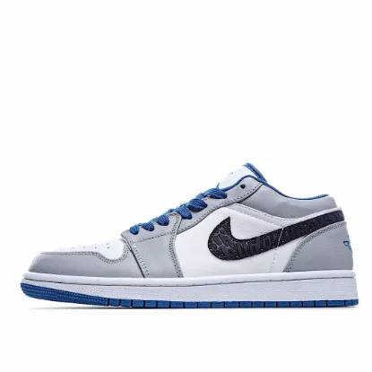 Picture of Air Jordan 1 Low 'True Blue Cement'