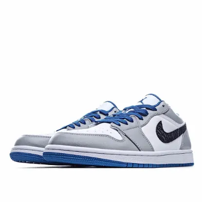 Picture of Air Jordan 1 Low 'True Blue Cement'