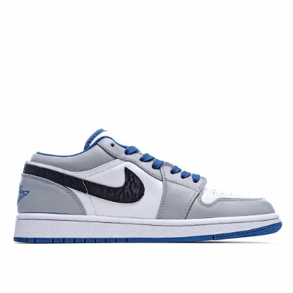 Picture of Air Jordan 1 Low 'True Blue Cement'