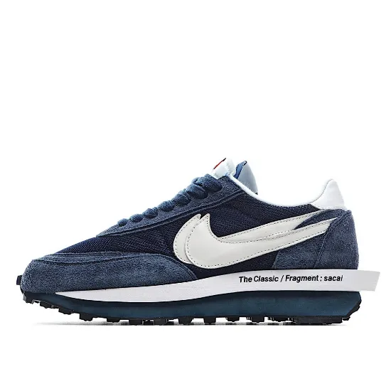 Picture of NIKE FRAGMENT DESIGN X SACAI X LDV WAFFLE 'BLACKENED BLUE'