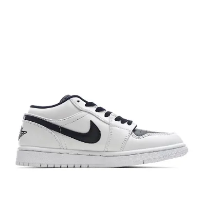 Picture of Air Jordan 1 Retro Low GS 'White Black'