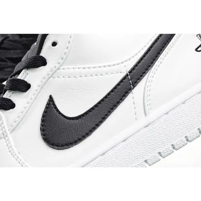 Picture of Air Jordan 1 Retro Low GS 'White Black'
