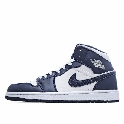 Picture of Air Jordan 1 Mid 'Obsidian'