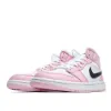 Picture of Air Jordan 1 Mid AJ1 Mid Basketball Shoes Sakura Pink