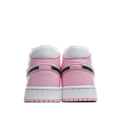 Picture of Air Jordan 1 Mid AJ1 Mid Basketball Shoes Sakura Pink