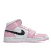 Picture of Air Jordan 1 Mid AJ1 Mid Basketball Shoes Sakura Pink