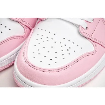 Picture of Air Jordan 1 Mid AJ1 Mid Basketball Shoes Sakura Pink