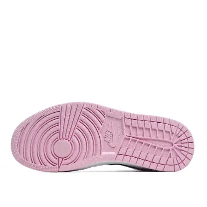 Picture of Air Jordan 1 Mid AJ1 Mid Basketball Shoes Sakura Pink