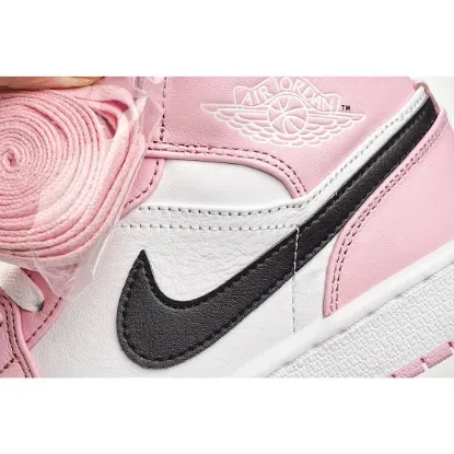 Picture of Air Jordan 1 Mid AJ1 Mid Basketball Shoes Sakura Pink
