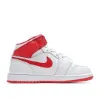 Picture of Air Jordan 1 MID Blue and Red Mandarin Ducks DH0200-100 Mid Series