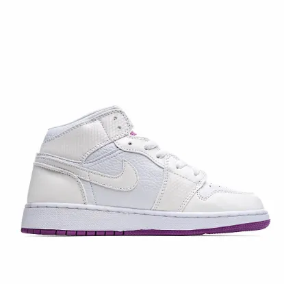 Picture of Air Jordan 1 Mid GG AJ1 Joe 1 Colorful Pink Chameleon Ultraviolet
