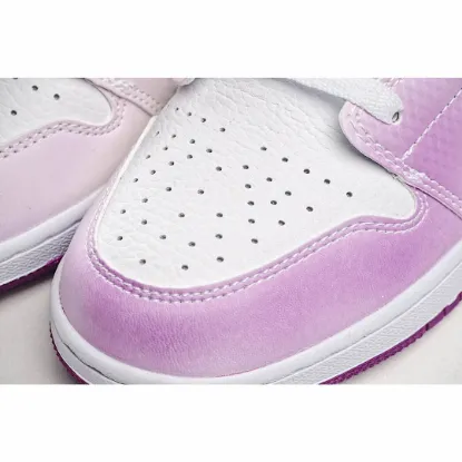 Picture of Air Jordan 1 Mid GG AJ1 Joe 1 Colorful Pink Chameleon Ultraviolet