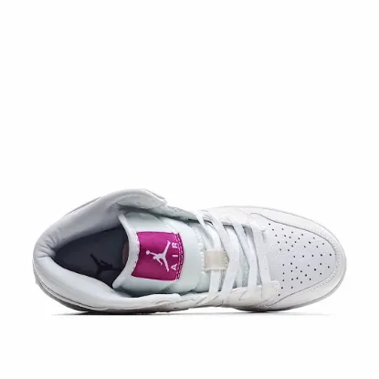 Picture of Air Jordan 1 Mid GG AJ1 Joe 1 Colorful Pink Chameleon Ultraviolet