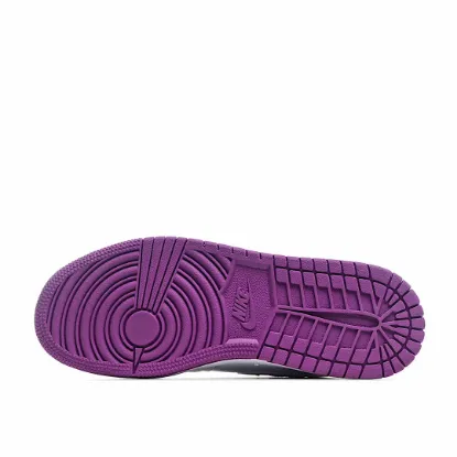 Picture of Air Jordan 1 Mid GG AJ1 Joe 1 Colorful Pink Chameleon Ultraviolet
