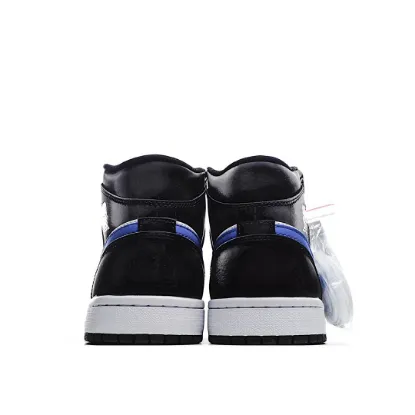 Picture of Air Jordan 1 Mid GS 'Black Racer Blue'
