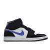 Picture of Air Jordan 1 Mid GS 'Black Racer Blue'