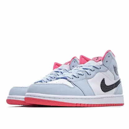 Picture of Air Jordan 1 Mid GS 'Half Blue'