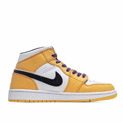 Picture of Air Jordan 1 Mid GS 'Lakers'