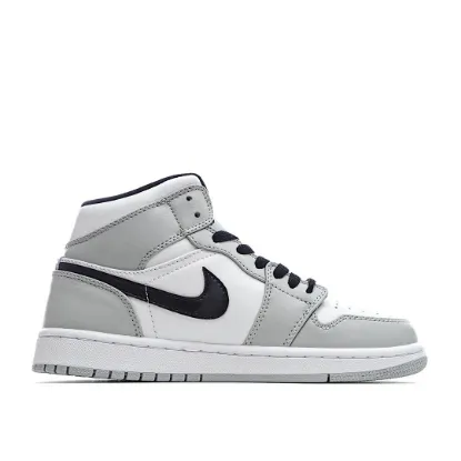 Picture of Air Jordan 1 Mid GS 'Light Smoke Grey'