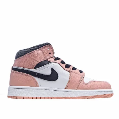 Picture of Air Jordan 1 Mid GS 'Pink Quartz'