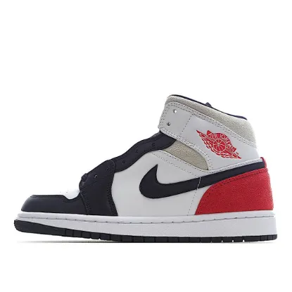 Picture of Air Jordan 1 Mid GS 'Red Mint'