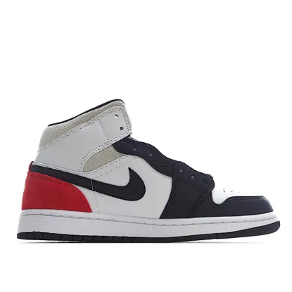 Picture of Air Jordan 1 Mid GS 'Red Mint'