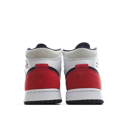 Picture of Air Jordan 1 Mid GS 'Red Mint'