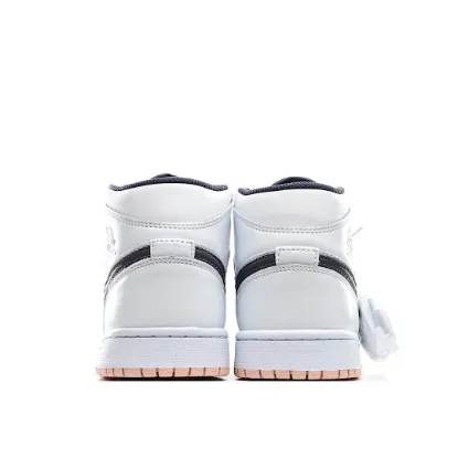Picture of Air Jordan 1 Mid GS 'White Arctic Orange'