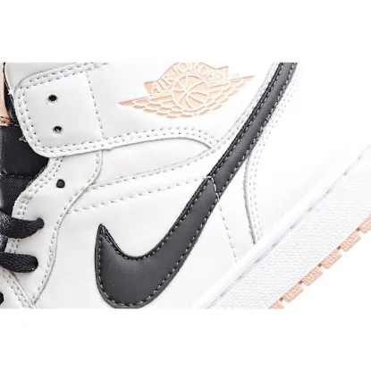 Picture of Air Jordan 1 Mid GS 'White Arctic Orange'