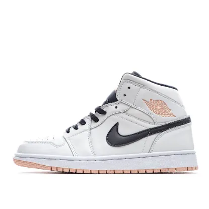 Picture of Air Jordan 1 Mid GS 'White Arctic Orange'