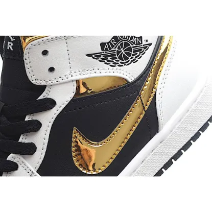 Picture of Air Jordan 1 Mid GS 'White Gold'