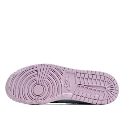 Picture of Air Jordan 1 Mid GS 'White Light Arctic Pink'