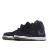 Picture of Air Jordan 1 MiD Mid-Top Basketball Shoes Ink Canvas Black