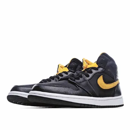 Picture of Air Jordan 1 Mid SE 'Black Gold'