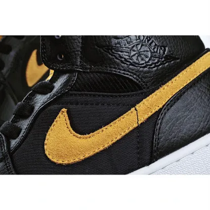 Picture of Air Jordan 1 Mid SE 'Black Gold'