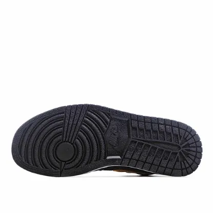 Picture of Air Jordan 1 Mid SE 'Black Gold'