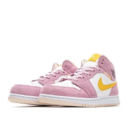 Picture of Air Jordan 1 Mid SE GS 'Arctic Pink'