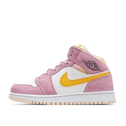 Picture of Air Jordan 1 Mid SE GS 'Arctic Pink'