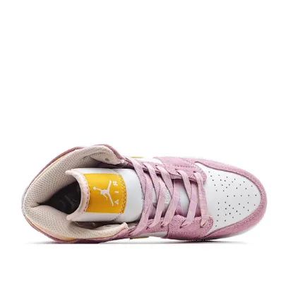 Picture of Air Jordan 1 Mid SE GS 'Arctic Pink'