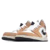 Picture of Air Jordan 1 Mid SE GS 'Brushstroke Paint Splatter'