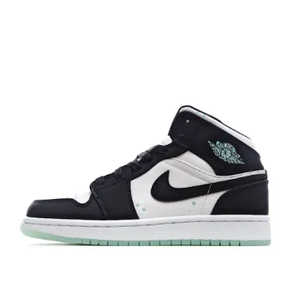 Picture of Air Jordan 1 Mid SE GS 'Glow in the Dark Panda'
