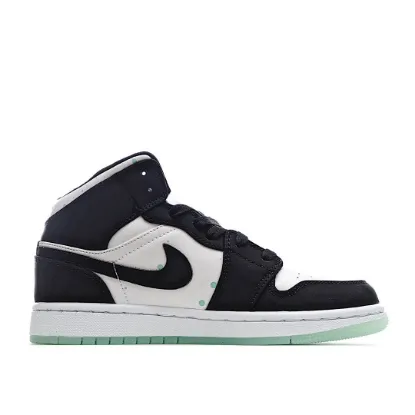 Picture of Air Jordan 1 Mid SE GS 'Glow in the Dark Panda'