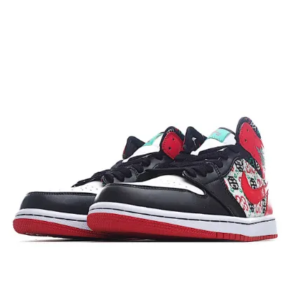 Picture of Air Jordan 1 Mid SE GS 'Ugly Christmas Sweater'