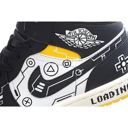 Picture of Air Jordan 1 Mid Video Game Series AJ Mid Basketball Shoes