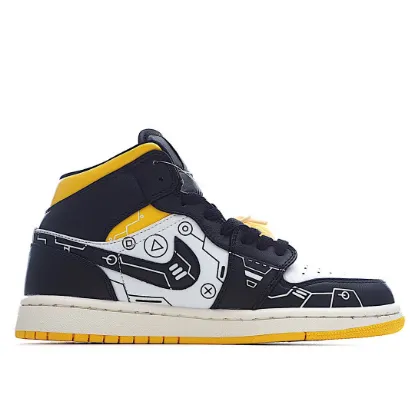 Picture of Air Jordan 1 Mid Video Game Series AJ Mid Basketball Shoes