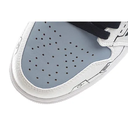 Picture of Air Jordan 1 Mid Video Game Series AJ Mid Basketball Shoes